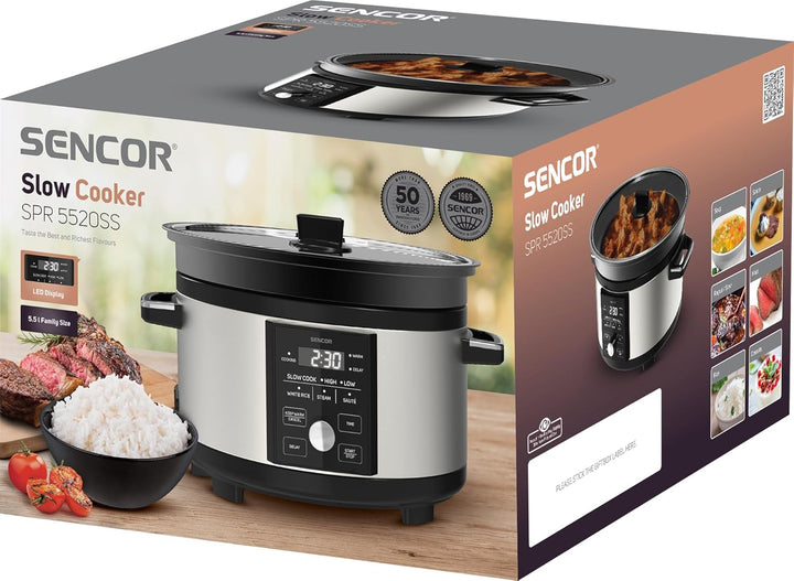 Slow Cooker SPR 5520SS SENCOR