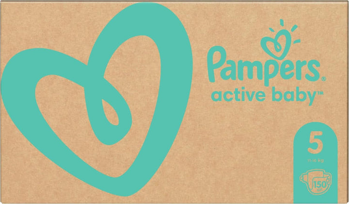 Pampers Active-Baby, Marimea 5, 150 buc