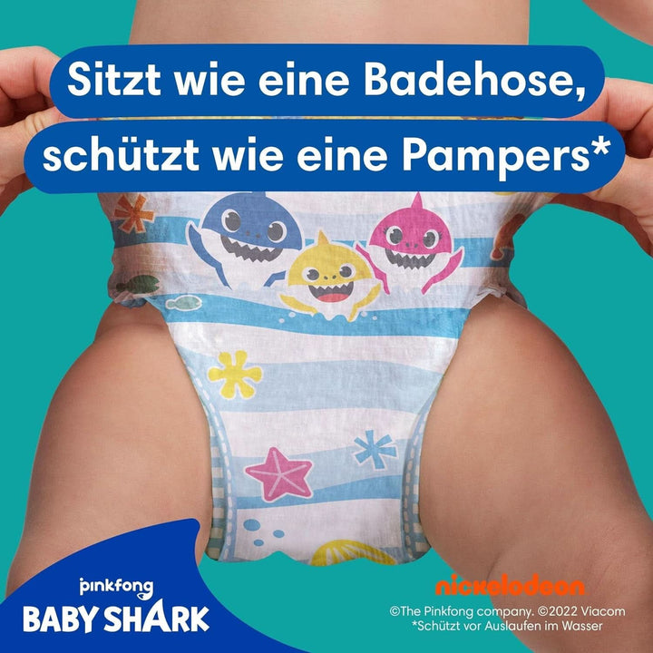 Pampers Scutece pentru copii mărimea 4-5, Splashers, Scutece de baie de unică folosință pentru protecție sigură în apă