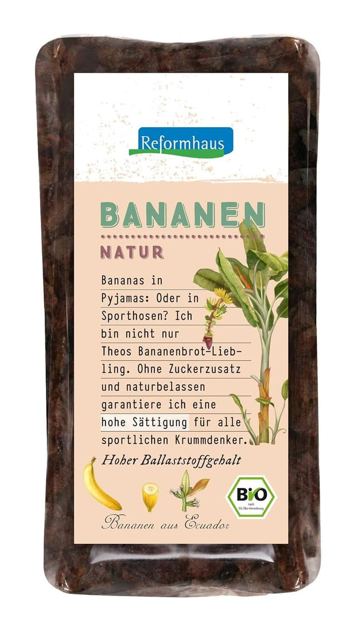 Banane în pachet bio, 250 grame