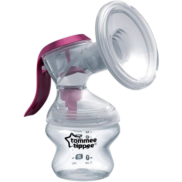 Tommee Tippee „Made for Me“ Manuelle Brustmilchpumpe, Ergonomischer Handgriff, Bpa-Frei, Transparent