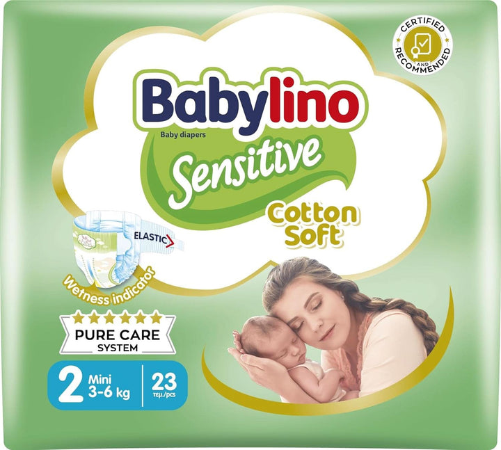 Babylino Sensitive, Scutece delicate pentru copii, diverse marimi