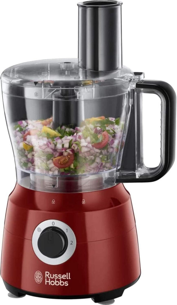 Russell Hobbs Standmixer [1,5L Glasbehälter] Desire Rot (Starker 0.9PS Motor, Impuls-/Ice-Crush-Funktion, Edelstahlmesser, Bpa-Frei Mixer, Elektrischer Zerkleinerer, Smoothie-Maker) 24720-56