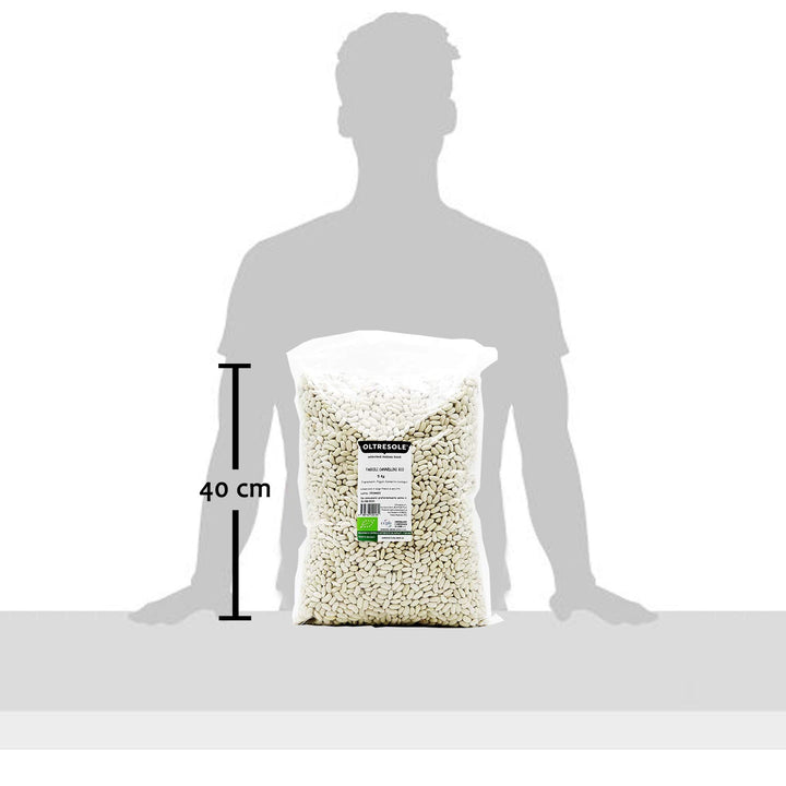 , Bio-Cannellini-Bohnen 5 Kg, Bio-Hülsenfrüchte Aus Kontrolliertem Anbau, Reich an Ballaststoffen, Vitaminen Und Mineralsalzen, Ideal Für Suppen Und Salate, Convenience-Größe