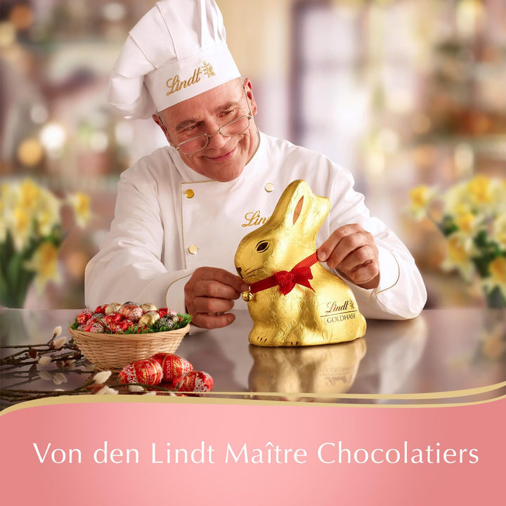 Lindt Schokolade Alkohol-Spezialitäten Eier| 144 G | Vollmilch-Eier Mit Flüssiger Alkoholischer Füllung (Cognac, Eierlikör-Eier, Kirschwasser) | Oster Schokolade | Schokoladengeschenk | Ostereier