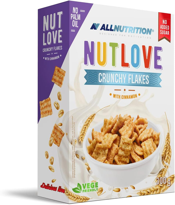 Allnutrition Nutlove Crunchy Flakes with Cinnamon 300G