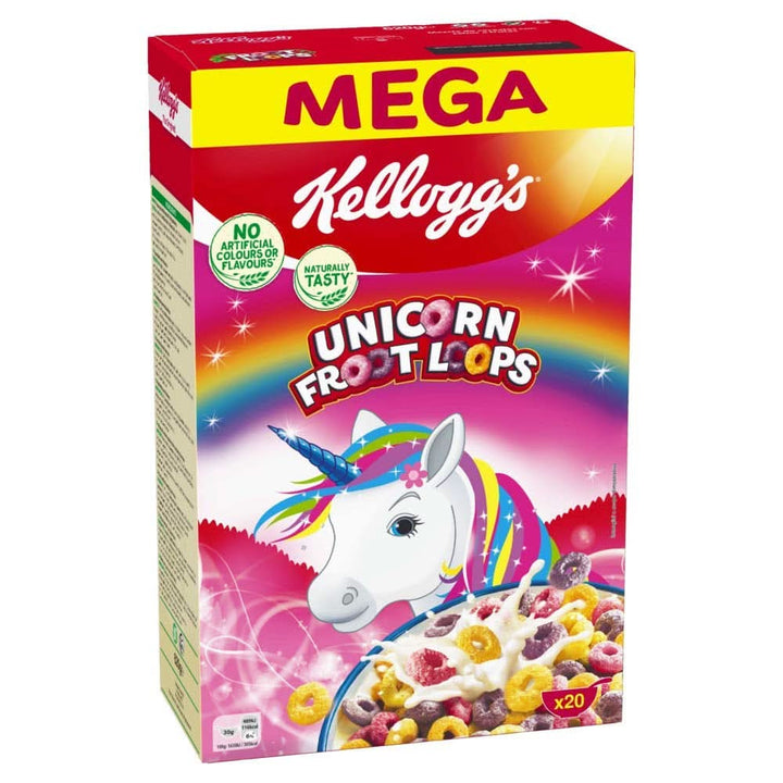 Kellogg'S Froot Loops Breakfast Cereal, pachet 6 x 375 grame