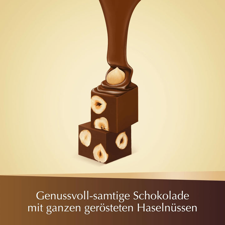 Lindt NUXOR Beutel Mischung | 103G Beutel | Cremige Gianduja Schokolade (Weiss, Vollmilch Und Feinherb) Mit Ganzen, Gerösteten Haselnüssen | Pralinen Geschenk | Schokoladengeschenk