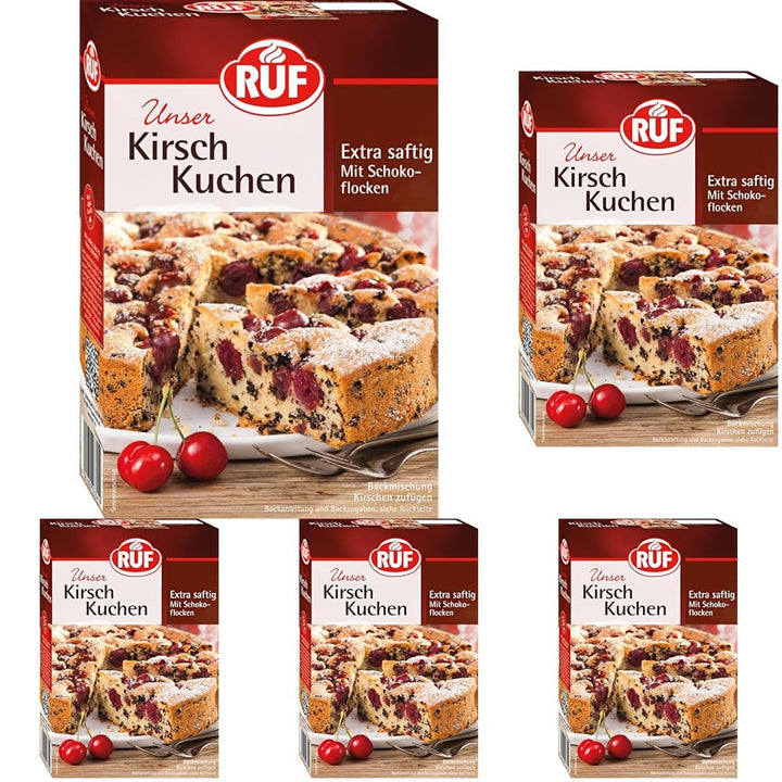 RUF Käsekuchen Backmischung, Cheesecake Mit Knusprigem Streuselteig, Super Cremiger Kuchen Mit Echter Bourbon-Vanille, Einfache Zubereitung, 1 X 570G