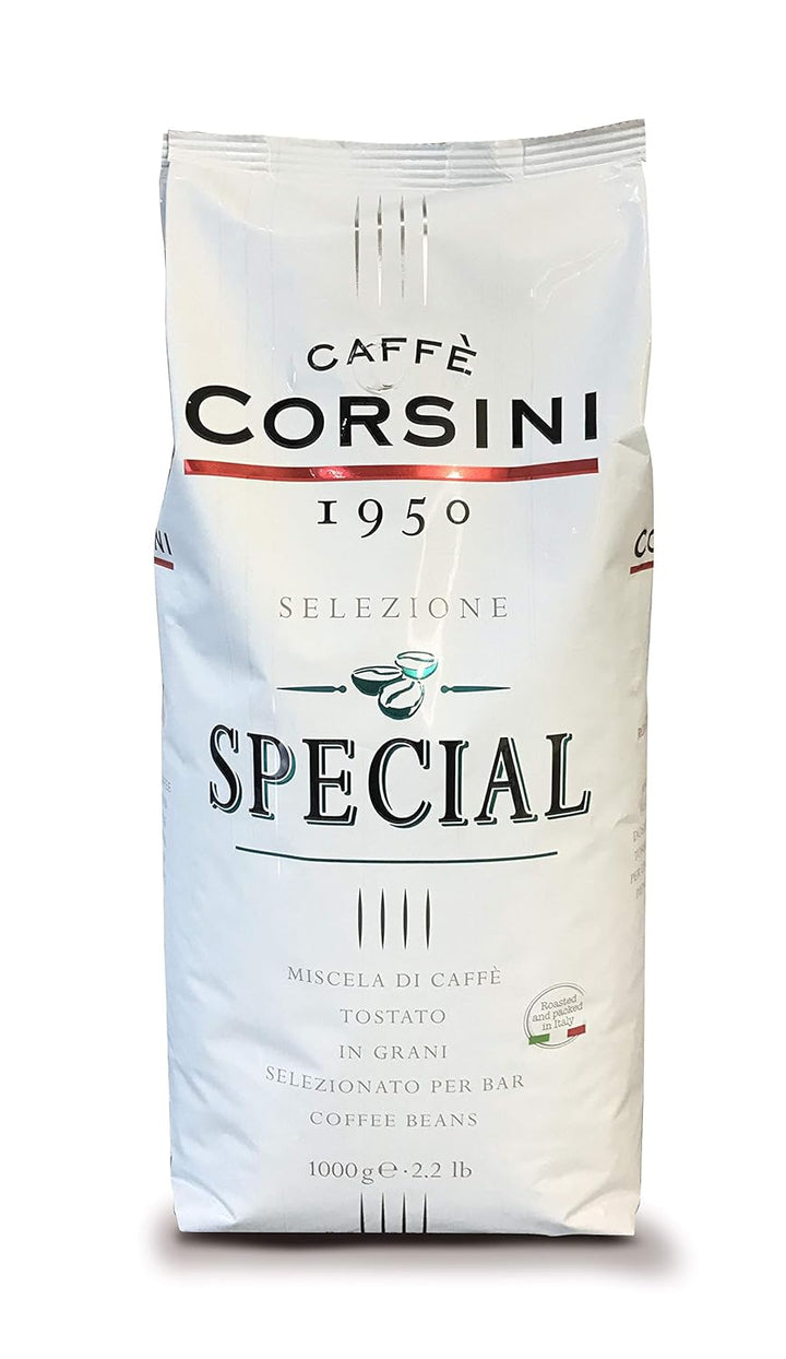 Corsini Caffe Super Cremoso in Grani Italienischen Espresso Bohnen - Mischung Aus Erstklassigen Kaffeesorten Für Einen Vollmundigen Kaffee Mit Starkem Charakter Und Lang Anhaltendem Nachgeschmack