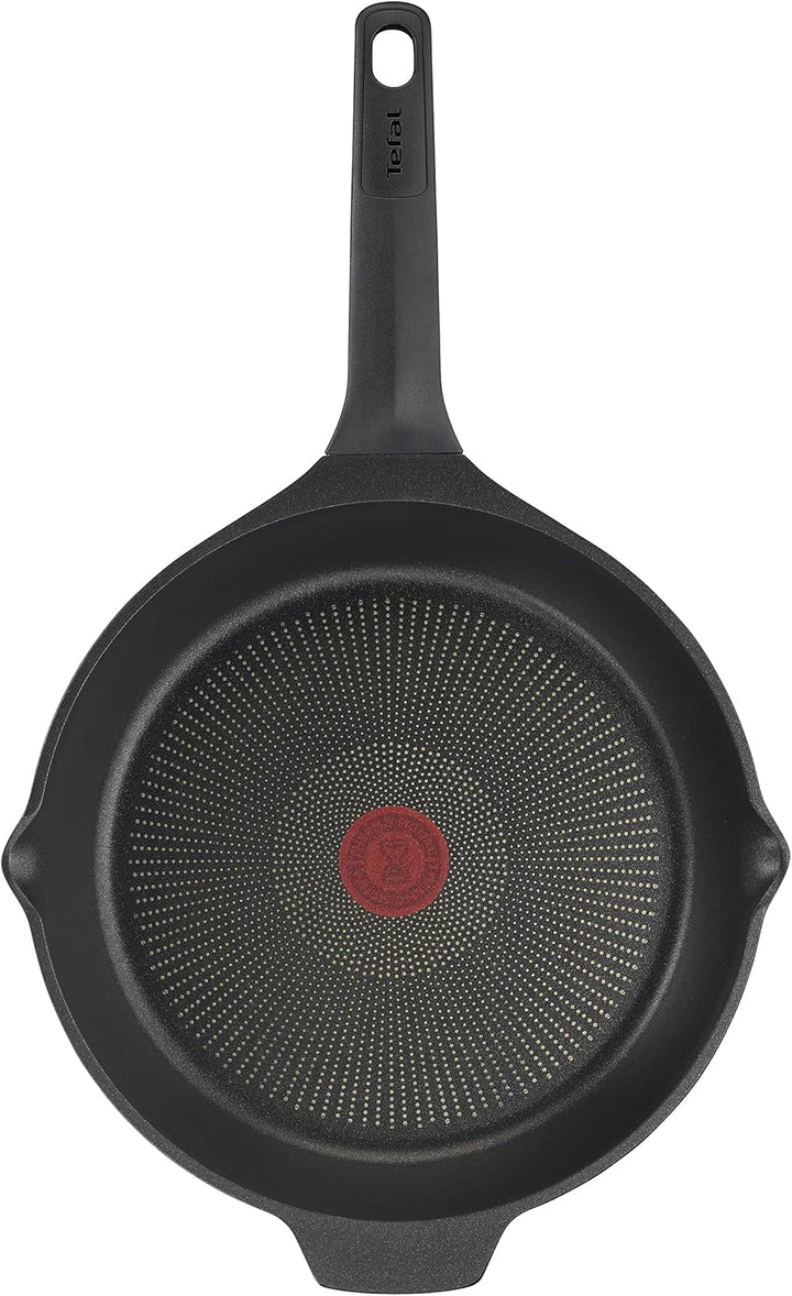 Tefal Robusto Aluguss Bratpfanne 28 Cm, Pfanne Induktion Mit Antihaftversiegelung, Thermo-Signal Bei Idealer Brattemperatur, Einfache Reinigung, Spülmaschinenfest, Für Alle Herdarten Geeignet E24906