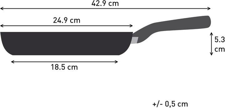 Tefal Recycled on Bratpfanne 28 Cm, 100% Recyceltes Aluminium, Antihaftbeschichtung, Induktion, Spülmaschinenfest, Schwarz, C2970632