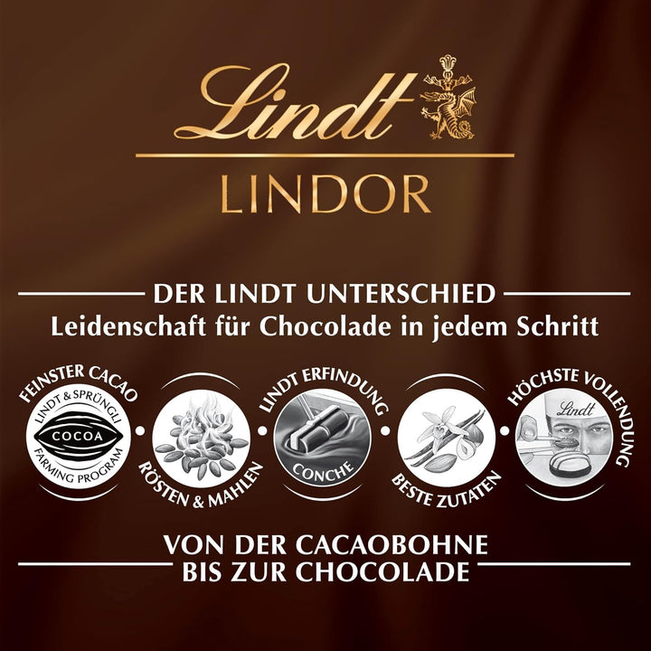 Lindt Schokolade LINDOR Caramel & Salz | 100G Tafel | Vollmilch-Schokolade Mit Einem Hauch Fleur De Sel Und Unendlich Zartschmelzender Karamell-Füllung | Schokoladentafel | 75 Jahre