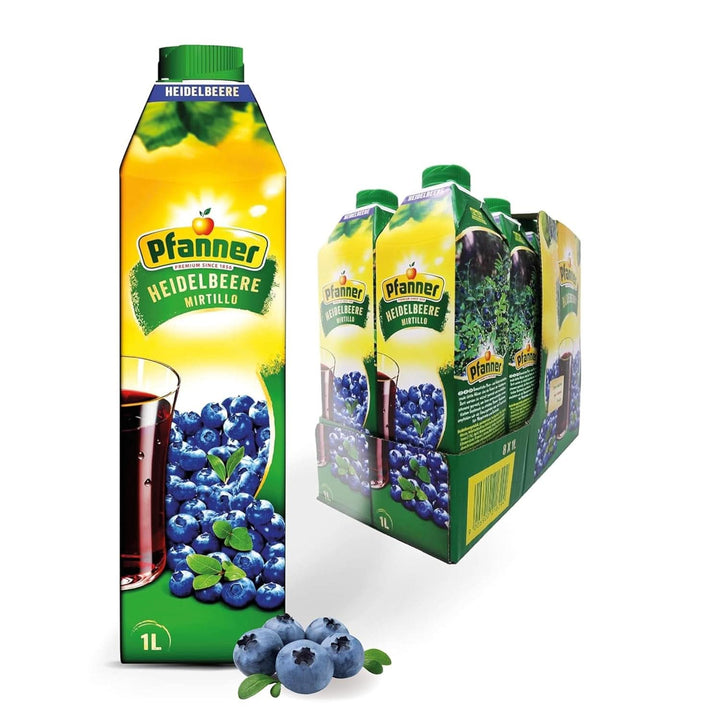 Pfanner Nectar de fructe cu căpșuni (8 X 1 litru) - 30 % conținut de fructe - băutură de căpșuni