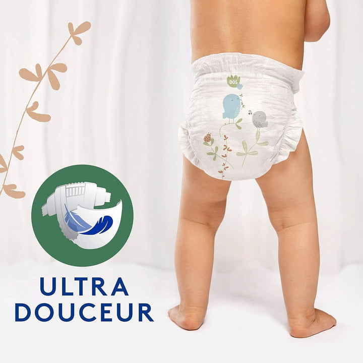 Douceur Naturelle – Windeln Größe 3 (5-9 Kg) Pack 1 Monat – 172 Windeln