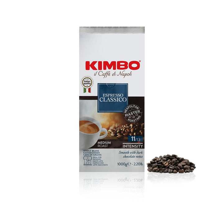 Espresso Classico Ganze Kaffeebohnen, Mittlere Röstung, 1Kg Beutel