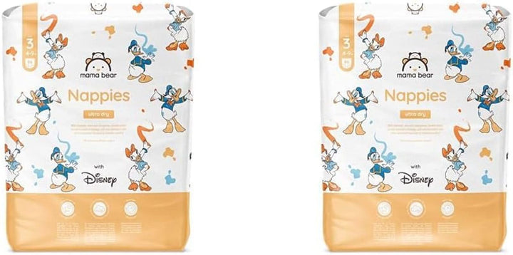 Scutece Mama Bear Disney Ultra Dry mărimea 4 (8-14 kg), alb, 84 bucăți (1 pachet)