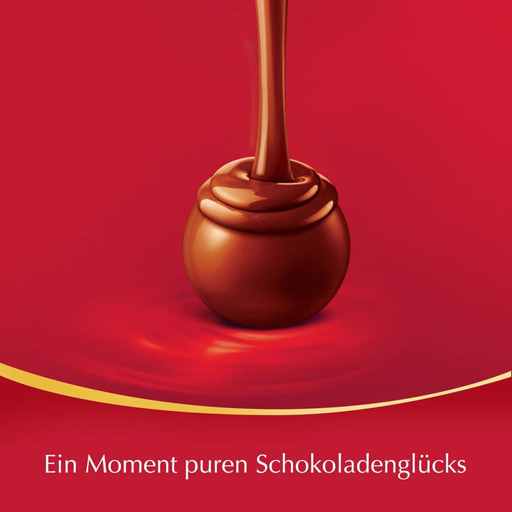 Lindt Lindor Herzpackung, Unendlich Zartschmelzende Lindor Kugeln Milch in Einer Hochwertigen Herzpackung, 4Er Pack (4 X 112 G)