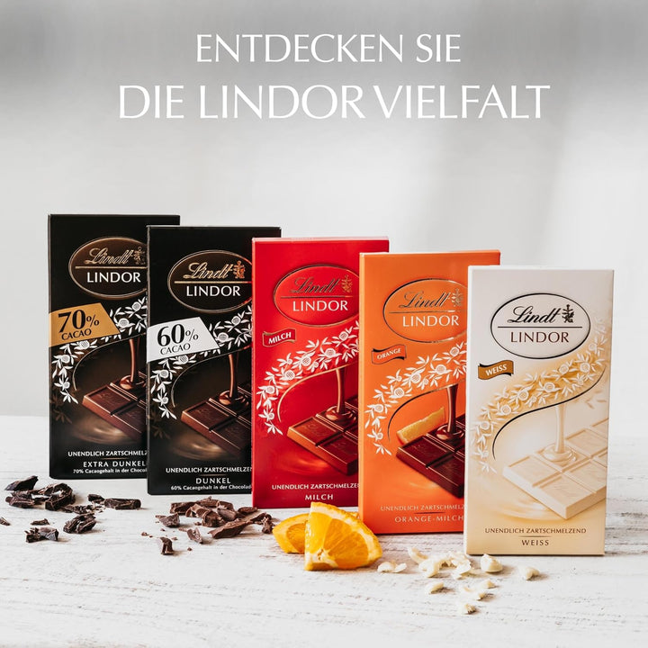 Lindt Schokolade LINDOR Pistazie, Promotion | 100 G | Feinste Vollmilch-Schokolade Mit Unendlich Zartschmelzender Füllung Mit Pistaziengeschmack | Schokoladentafel | Schokoladengeschenk, 2023 Version