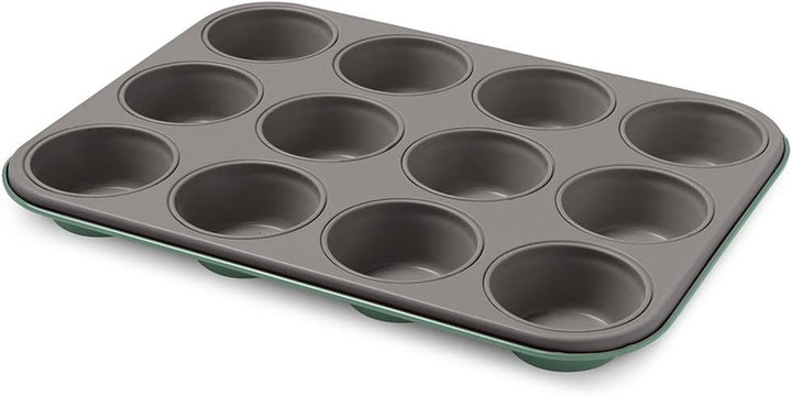 Blackstone Kuchenform 12 Muffins, Stahl, Schwarz/Grau Stein, 6 Einheiten