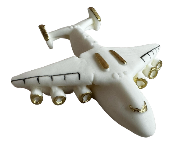 Edible decoration of sugar paste, plane