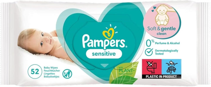 Pampers Sensibel Feuchte Tücher, 3 X 4 X 80 Tücher (960 Wischtücher)