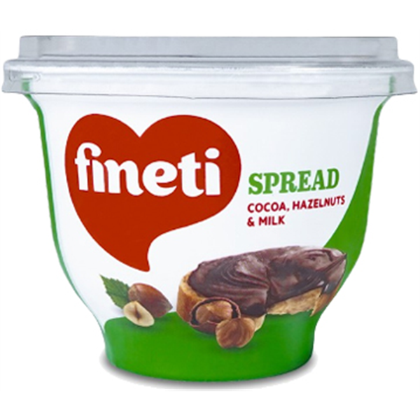 Fineti, panna con cacao, nocciole e latte 200g