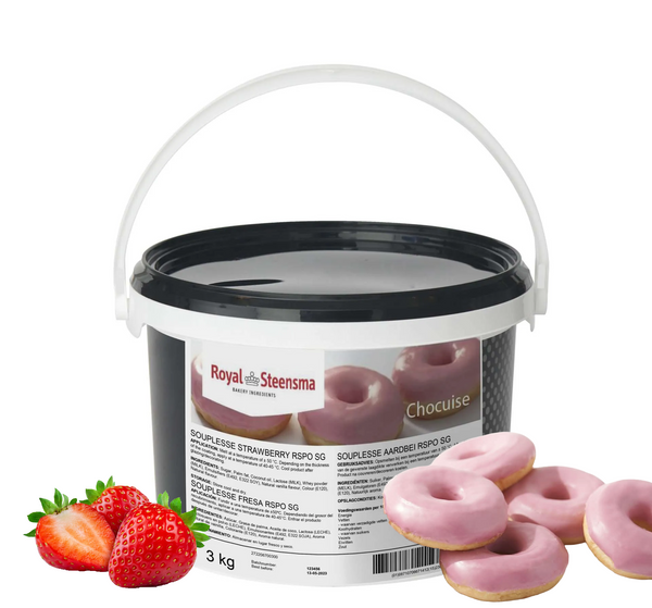 Souplesse Icing Strawberry RSPO/SG 3Kg