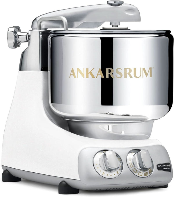 Ankarsrum - Assistent Original Basis Küchenmaschine Creme AKM6230MW Mineral Weiß