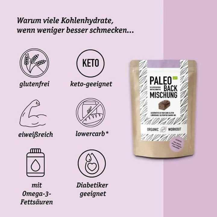 PALEO-BACKMIX, Organic, Pâine fără gluten