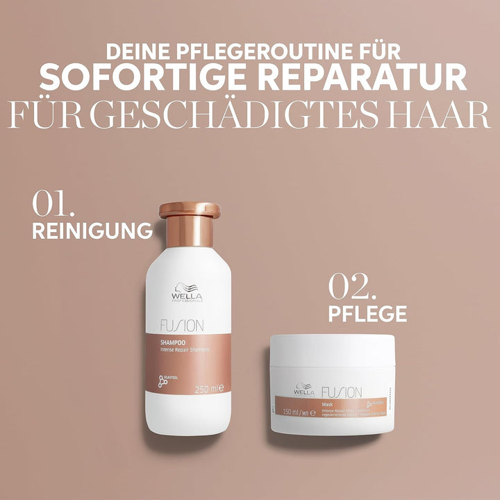 Wella Professionals Fusion Intense Repair – Professionelle Haarpflege Für Kaputtes Haar Mit Aminosäuren – Repariert Sofort Und Beugt Haarbruch Vor