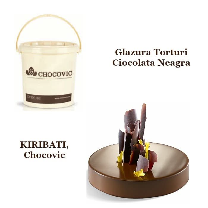 Barry Callebaut Chocovic Kiribati, glazura ciocolata Neagra - Nati Shop