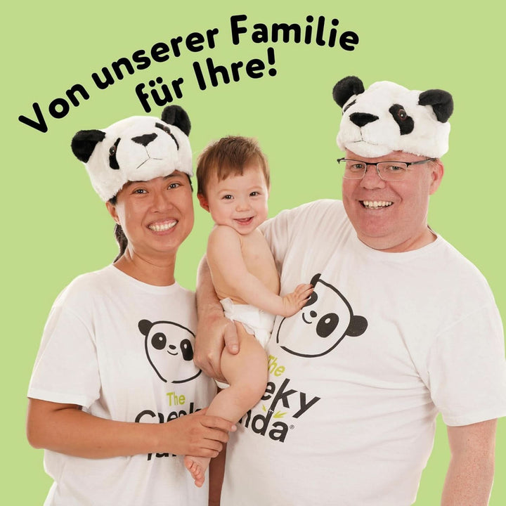 The Cheeky Panda - Baby Windeln Aus Bambus - Größe 2 (3-8Kg) - 44 Windeln - Bis Zu 12 Stunden Auslaufschutz - Nachhaltige Babywindeln Mit Super Saugfähigem Kern - Für Empfindliche Babyhaut