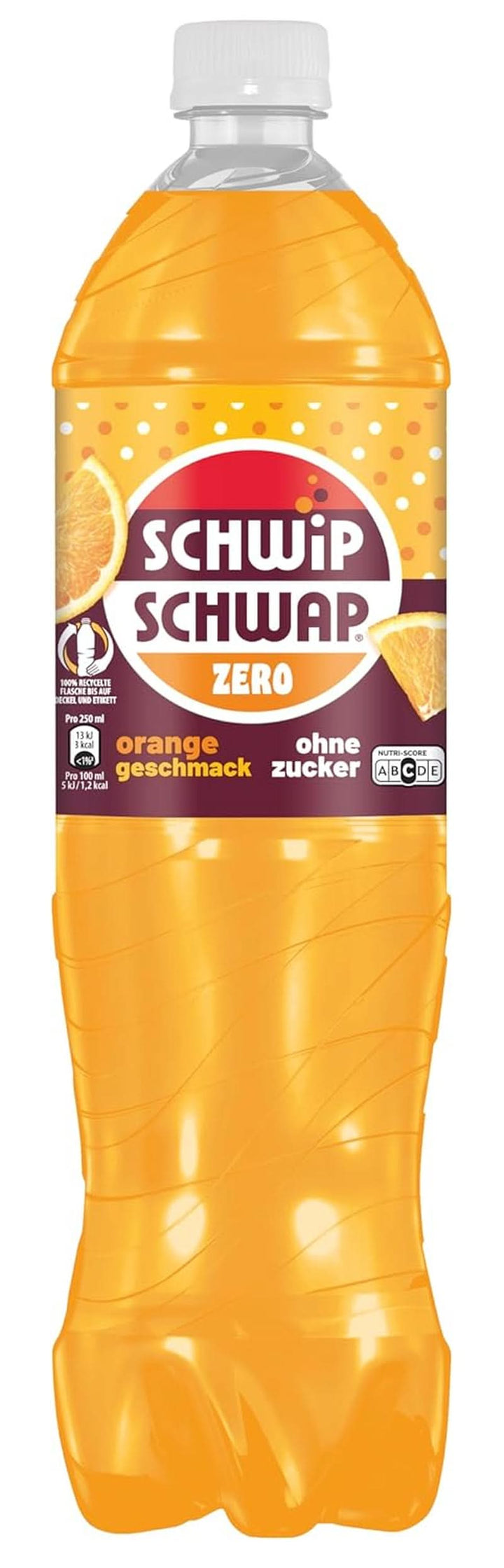 Schwip Schwap Zero Orange, băutură răcoritoare cu aromă de portocale, set 6 x 1,25 litri