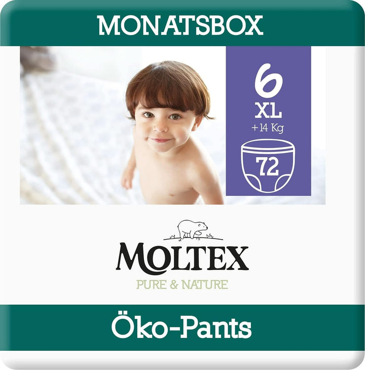 Pure & Nature Öko Pants Größe 5 Junior (9-14 Kg) Monatsbox - 80 Bio Windeln