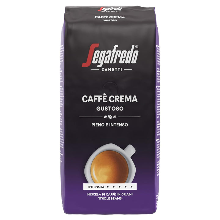 Segafredo Zanetti Intermezzo - Ganze Bohne (1 Kg Packung) - Geeignet Für Alle Italienischen Kaffeespezialitäten - Kaffeebohnen Mit Mittlerer Röstung, Stark Und Vollmundig Im Geschmack