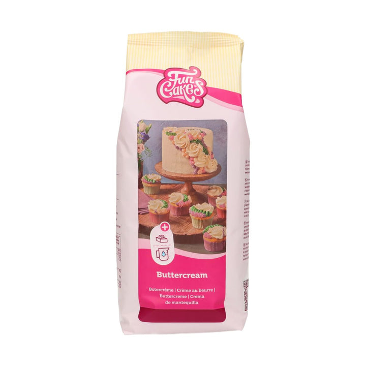 Funcakes Mix Für Buttercreme: Einfach Zu Verwenden, Cremig, Perfekt Zum Dekorieren, Abdecken Und Füllen Von Kuchen, Belag Auf Cupcakes, Halal., 1 Kg