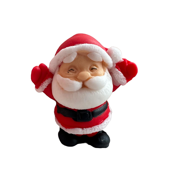 Edible decoration of sugar paste, Santa Claus