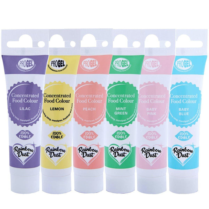 Rainbow Dust Progel Multi Pack PASTEL 6X25 Ml