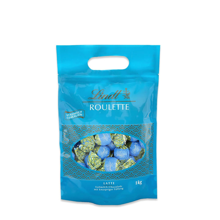 Lindt Schokolade ROULETTE Kugeln Noccionoir | 700 G | Feinherbe Schokolade Mit Einer Ganzen Haselnuss Eingebettet in Haselnusscreme | Pralinengeschenk | Schokoladen Großpackung