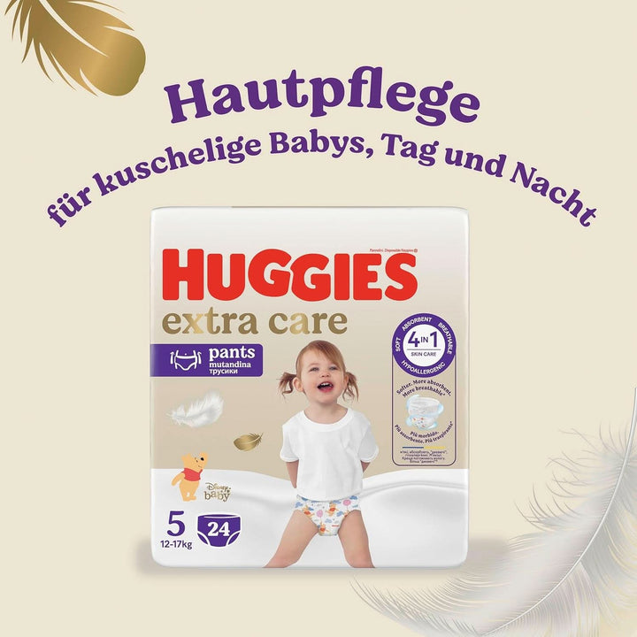 Huggies Extra Care Pants Mit Disney-Design Größe 5, 68 Windeln (2X34), Halb-Monatsbox