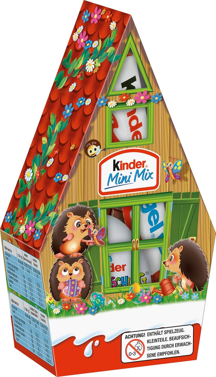 Ferrero Kinder Mix Osternest ,143 G, Verschiedene Minis & Hohlfiguren, Ostern , Ideal Als Geschenk