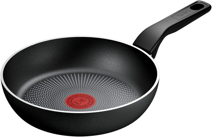 Tefal Recycled on Bratpfanne 28 Cm, 100% Recyceltes Aluminium, Antihaftbeschichtung, Induktion, Spülmaschinenfest, Schwarz, C2970632