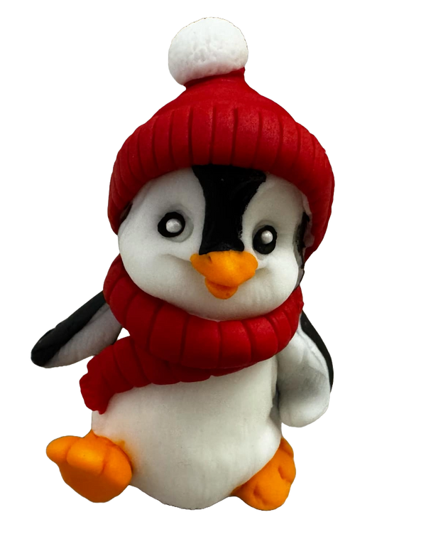 Essbare Zuckerdekoration, Winterpinguin