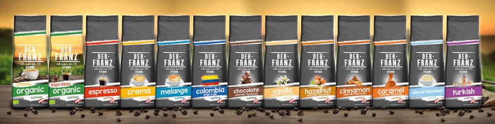 Der-Franz Espresso Bio Kaffee, Intensität 5/5, Bio Arabica Umd Robusta, Ganze Bohne, 3 X 500 G