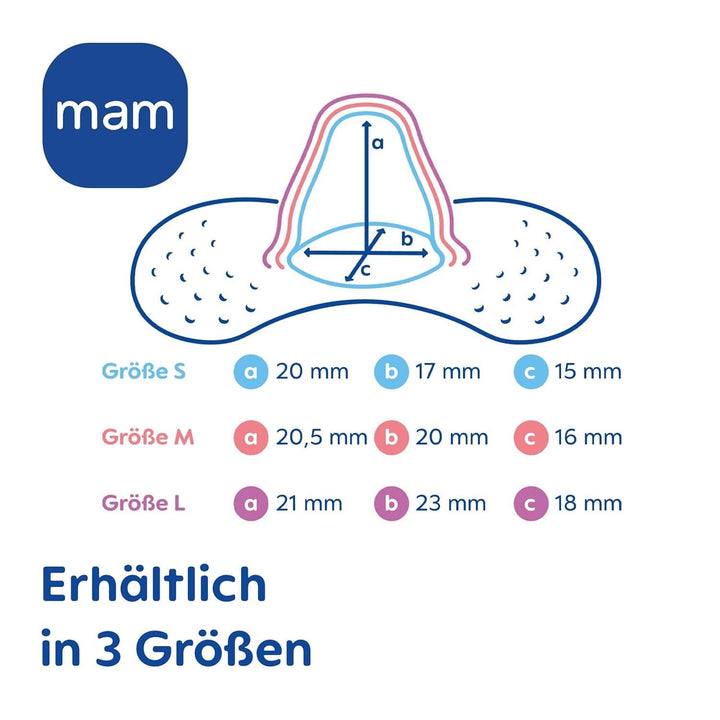 MAM Stillhütchen Größe S (Ø 17 Mm) Im 2Er-Set, Extra Weiche Brusthütchen Zum Schutz Beim Stillen, Brustwarzenschutz Für Maximalen Hautkontakt Zwischen Mutter Und Kind