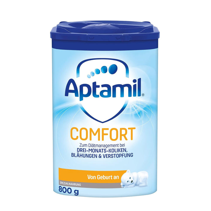 Aptamil Comfort – Spezialnahrung Von Geburt An, Zum Diät Management, Bei Koliken, Blähungen & Verstopfungen, Palmöl, Milchpulver, 1X 800 G