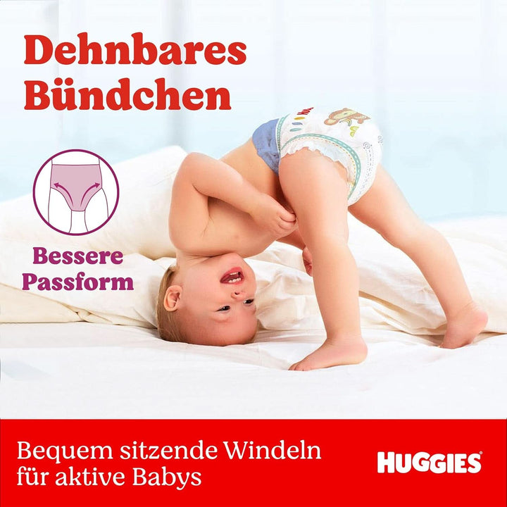 Huggies Ultra Comfort Babywindeln, Größe 5 (11-25 Kg), 126 Stück (Verpackung Kann Variieren)