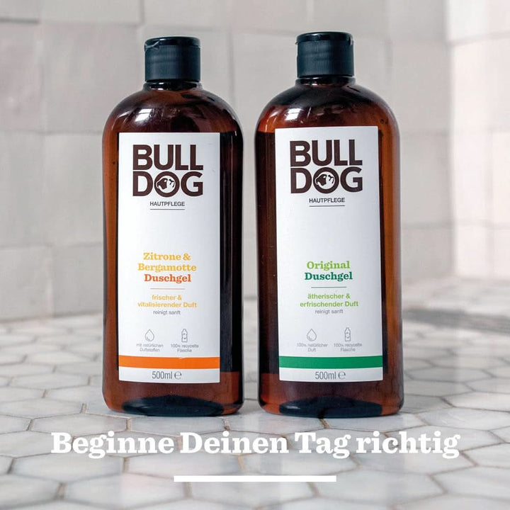 BULLDOG, Gel de duș pentru bărbați cu lămâie și bergamotă, 500 ml