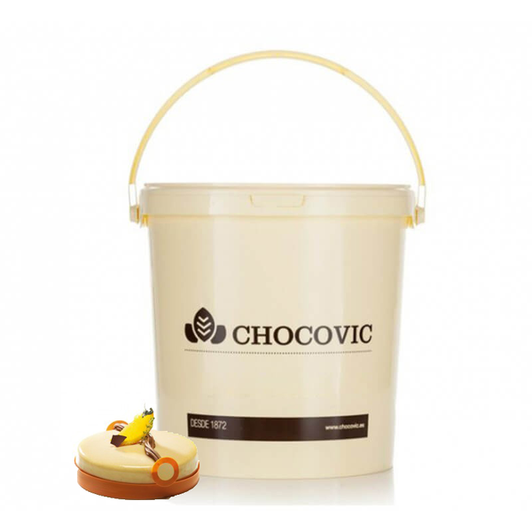 Barry Callebaut Chocovic hecho, esmalte de chocolate blanco